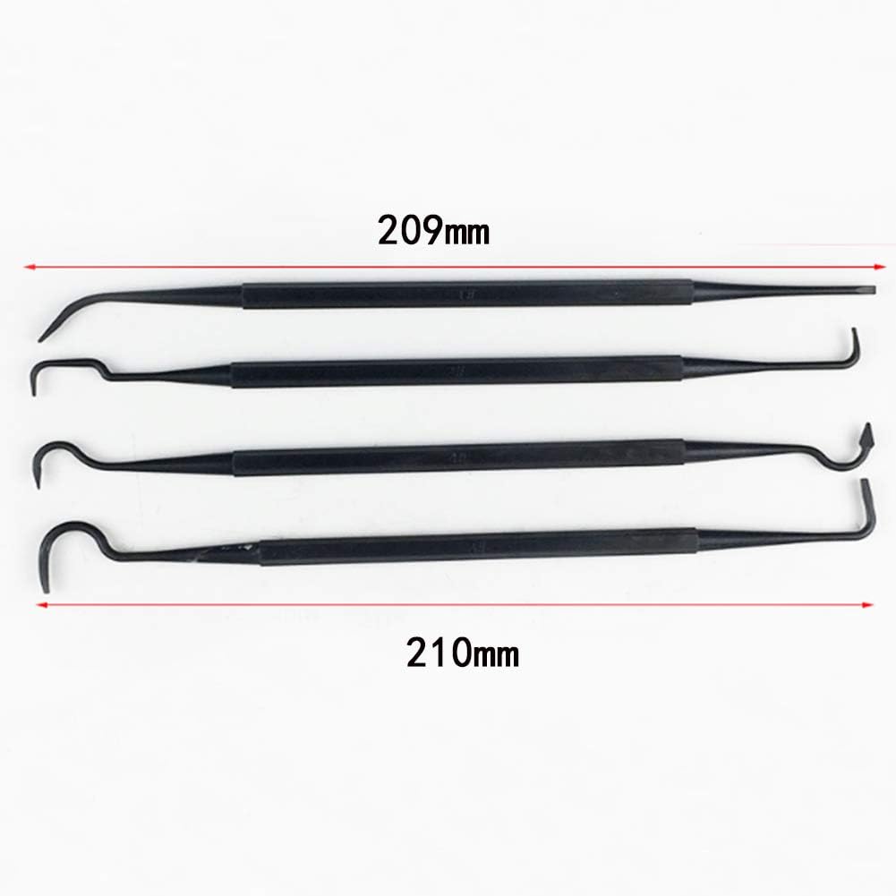 3PCS Mini Wire Brush Set – Double-End Cleaning Brushes with Stainless Steel, Brass & Nylon Bristles for Rust & Detail Cleaning