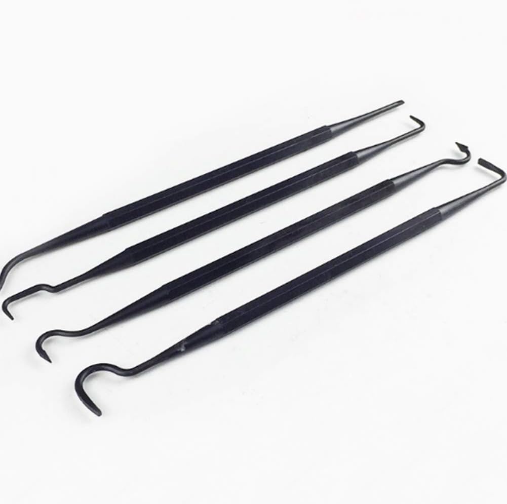 3PCS Mini Wire Brush Set – Double-End Cleaning Brushes with Stainless Steel, Brass & Nylon Bristles for Rust & Detail Cleaning