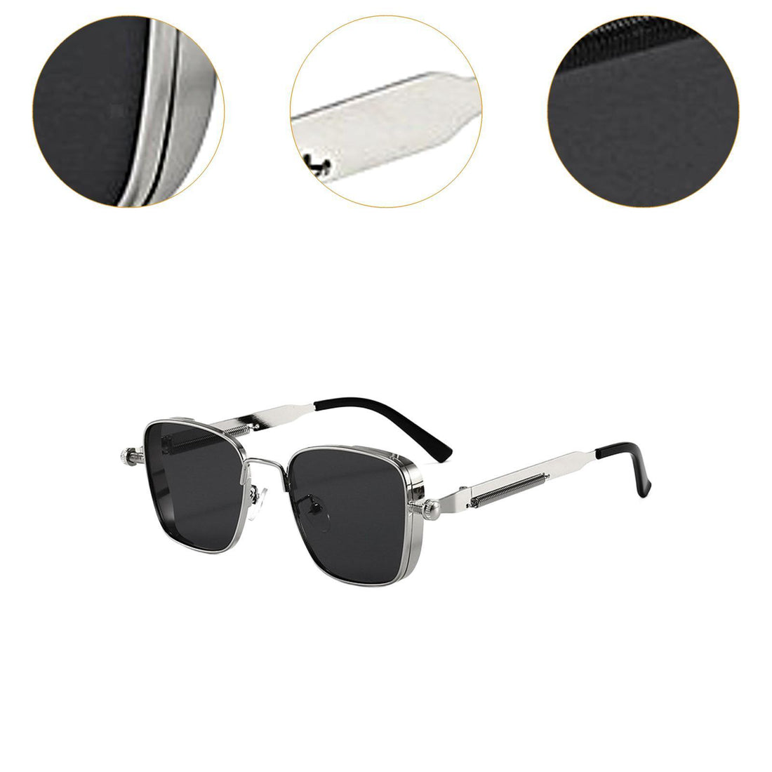 2025 Trendy Men's Polarized Sunglasses – Premium Metal Frame, UV Protection, Driving & Outdoor Use