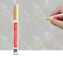 1/3 Pcs Waterproof White Marker Pen Wall Seam Repair Tiles Grout Markers Pens Floor Bathroom Decontamination Paint Brush Tools