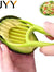 JJYY 3 In 1 Avocado Slicer Shea Corer Butter Fruit Peeler Cutter Pulp Separator Plastic Knife Kitchen Vegetable Tools