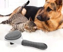 Self-Cleaning Pet Hair Removal Comb – Cat Slicker Brush & Dog Grooming Tool for Shedding, Tangles & Mats – Easy Clean Pet Deshedding Brush for Cats & Dogs