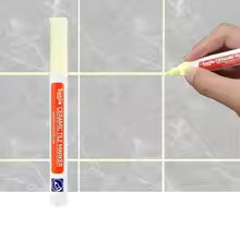 1/3 Pcs Waterproof White Marker Pen Wall Seam Repair Tiles Grout Markers Pens Floor Bathroom Decontamination Paint Brush Tools