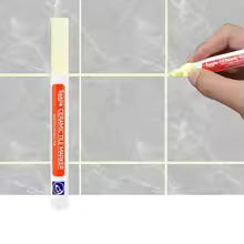 1/3 Pcs Waterproof White Marker Pen Wall Seam Repair Tiles Grout Markers Pens Floor Bathroom Decontamination Paint Brush Tools