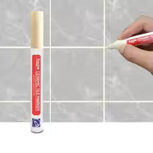 1/3 Pcs Waterproof White Marker Pen Wall Seam Repair Tiles Grout Markers Pens Floor Bathroom Decontamination Paint Brush Tools