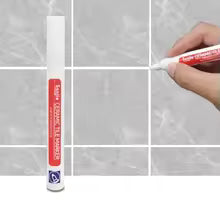 1/3 Pcs Waterproof White Marker Pen Wall Seam Repair Tiles Grout Markers Pens Floor Bathroom Decontamination Paint Brush Tools