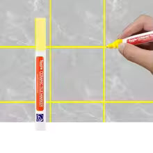 1/3 Pcs Waterproof White Marker Pen Wall Seam Repair Tiles Grout Markers Pens Floor Bathroom Decontamination Paint Brush Tools