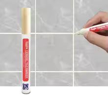 1/3 Pcs Waterproof White Marker Pen Wall Seam Repair Tiles Grout Markers Pens Floor Bathroom Decontamination Paint Brush Tools