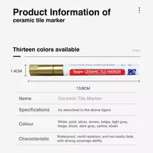 1/3 Pcs Waterproof White Marker Pen Wall Seam Repair Tiles Grout Markers Pens Floor Bathroom Decontamination Paint Brush Tools