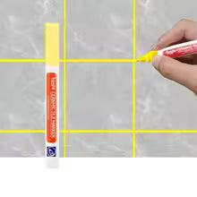 1/3 Pcs Waterproof White Marker Pen Wall Seam Repair Tiles Grout Markers Pens Floor Bathroom Decontamination Paint Brush Tools