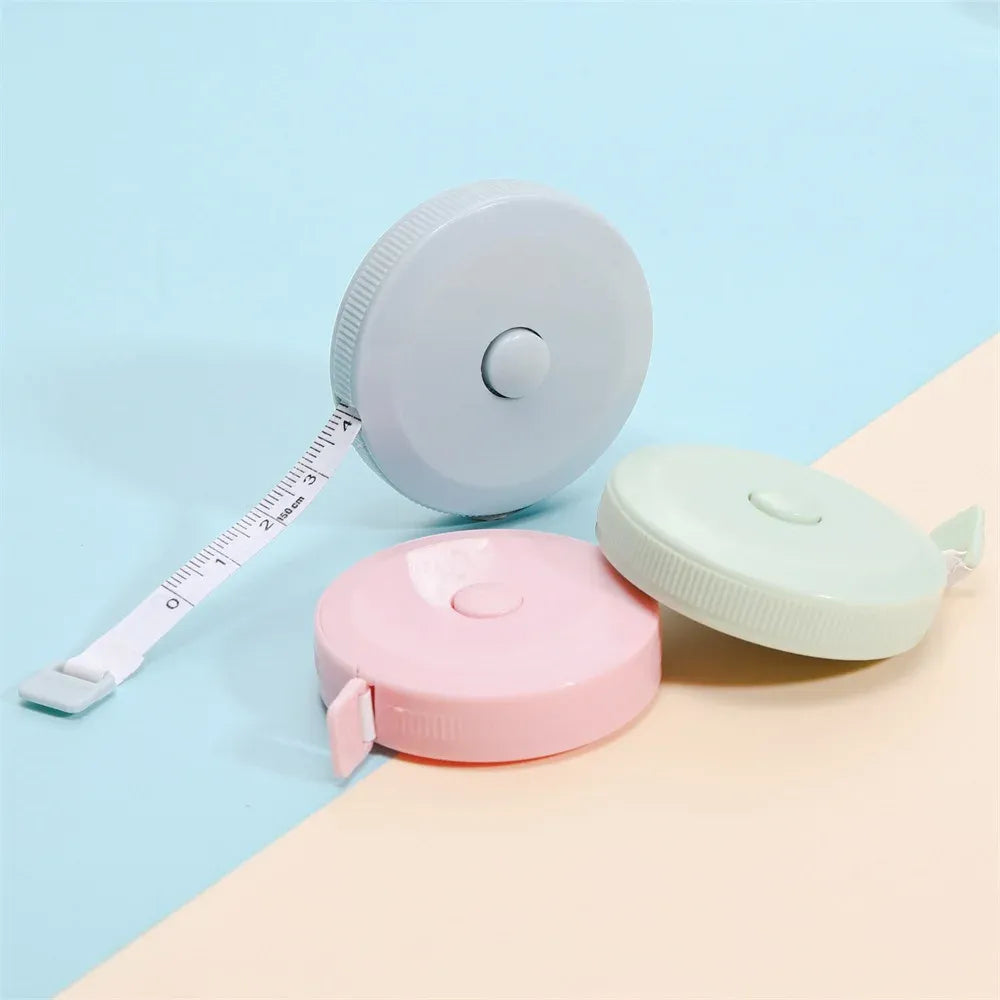 150cm/60" Mini Measuring Tape – Flexible Plastic Ruler Roll for DIY, Jewelry, Resin Crafts & Tools