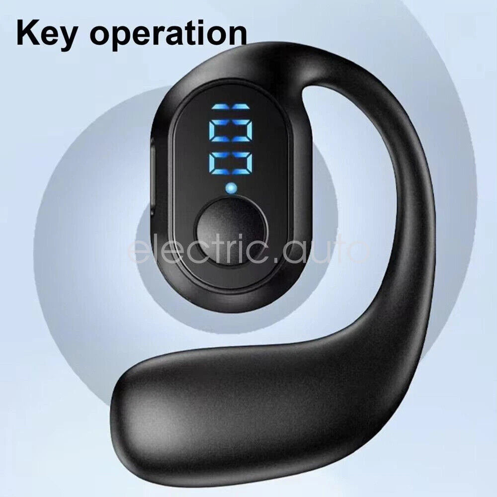 Bluetooth 5.3 TWS Wireless Ear Hook Headphones  HiFi Stereo Noise Cancelling Earbuds  Waterproof Sport Headset for Huawei Xiaomi