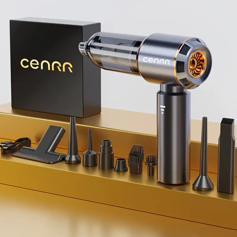 CENRR Cordless Handheld Vacuum 16000Pa  USB-C Fast Charge  Car & Home