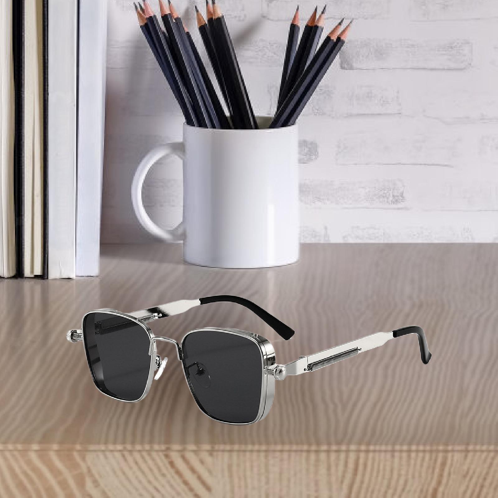 2025 Trendy Men's Polarized Sunglasses – Premium Metal Frame, UV Protection, Driving & Outdoor Use