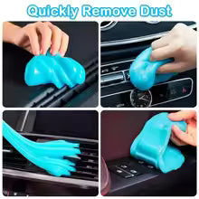 Car Cleaning Gel Slime Magic Mud Auto Interior Computer Keyboard Dirt Clean Dust Remover Gel Car Wash Interior Cleaning Tools
