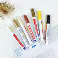 1/3 Pcs Waterproof White Marker Pen Wall Seam Repair Tiles Grout Markers Pens Floor Bathroom Decontamination Paint Brush Tools