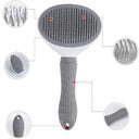 Self-Cleaning Pet Hair Removal Comb – Cat Slicker Brush & Dog Grooming Tool for Shedding, Tangles & Mats – Easy Clean Pet Deshedding Brush for Cats & Dogs
