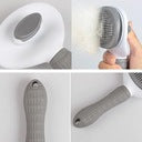 Self-Cleaning Pet Hair Removal Comb – Cat Slicker Brush & Dog Grooming Tool for Shedding, Tangles & Mats – Easy Clean Pet Deshedding Brush for Cats & Dogs