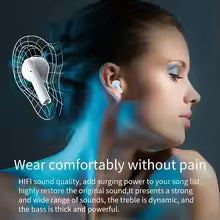 Xiaomi TWS Bluetooth Earphones Wireless Sports Stereo In-Ear Headphones with Mic Comfortable Bluetooth Earbuds for Active Life